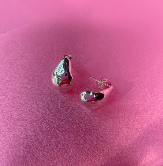 bubble earrings botega organic polish studs